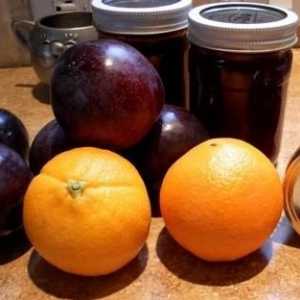 Gem de prune cu portocale - simplu și gustos