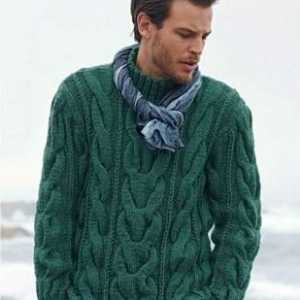 Pulovere de tricotat pentru bărbați: modele simple pentru începători