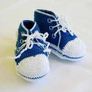 Knit cizme elegant pentru copii pentru croșetat băiat