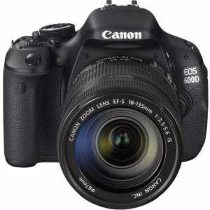 Camera cu oglinda Canon Canon 600D (Canon 600D): specificații și recenzii