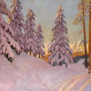 Iarna: picturi ale unor artiști ruși. Și înghețul din afara ferestrei este albastru-albastru ...