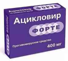 `Acyclovir Forte`, 400 mg: instrucțiuni de utilizare, recenzii