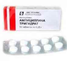 Preparate antibacteriene Ampicilină trihidrat: instrucțiuni de utilizare