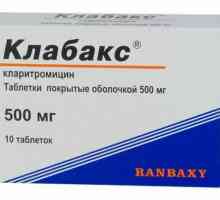 Antibiotice `Klabaks`: instrucțiuni de utilizare