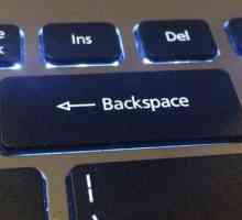 Backspace pe tastatură: locație și scop