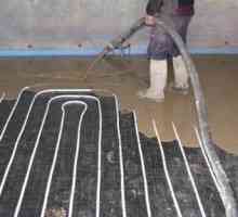 Șapă de beton pentru pardoseală cu apă caldă