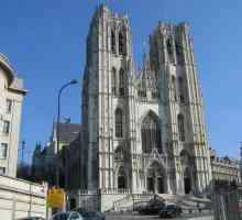 Catedrala Bruxelles - o combinație de mai multe stiluri