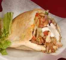 Fast food: rețetă shawarma, acasă cu pui gătit