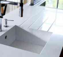 Cum să spăl o chiuvetă de la o piatră artificială în bucătărie?