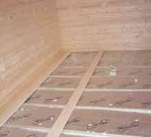 Podeaua dură în casa din lemn: dispozitivul și căile de așezare