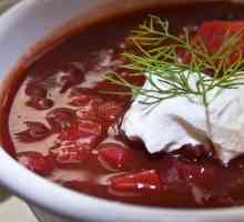 Faceți borscht delicios pe bulion de pui