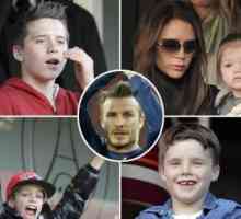 Copii Beckham - mândria unui jucător de fotbal renumit