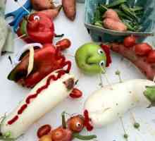 Articole pentru copii din legume. Artizanat din legume și fructe în grădiniță