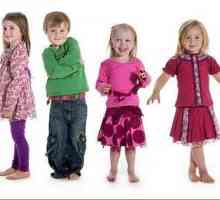 Dimensiuni pentru îmbrăcăminte și încălțăminte pentru copii