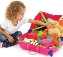 Valiza pentru o fată pentru copii este o idee bună de a călători!