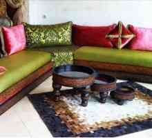 Canapele în stil oriental în interior