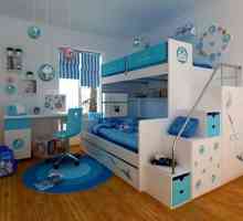 Designul unei camere pentru un băiat: fotografie de interior