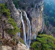 Puncte de atracție din Crimeea: cascada puternică Wuchang-Su