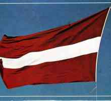 Steagul Letoniei: istorie și culori. Steagul și stema Letoniei