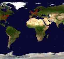 Harta geografică a lumii. Tipuri de carduri