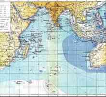Poziția geografică a Oceanului Indian: o descriere, caracteristici. Oceanul Indian pe hartă