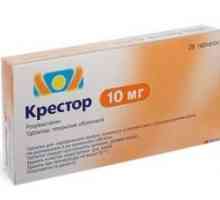 Preparatul Gipolipidemichesky `Krestor`: instrucțiunea privind aplicarea