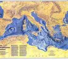 Adâncimea Mării Mediterane (medie, maximă)