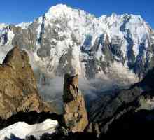 Muntele Dykhtau: locație, descriere, turism