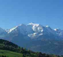 Muntele Mont Blanc - centru turistic al Alpilor și al Europei Occidentale