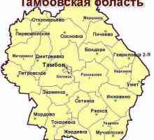 Orașe din regiunea Tambov: listă. Teritoriu, populație