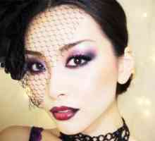 Gothic make-up: instruire pas cu pas cu fotografie