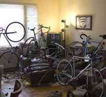 Depozitarea bicicletelor în apartament. Suport de perete și plafon pentru montarea bicicletelor