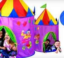 Un cort de joc pentru copii. Cort-house