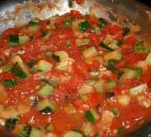 Zucchini în sos de roșii: rețete de gătit