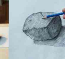 Cum să atragă pietre în creion: instrucțiuni pas cu pas