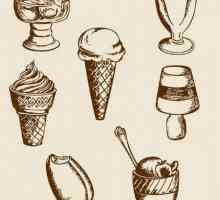 Cum să atragă înghețată într-un pahar