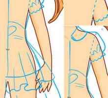 Cum să atragă o rochie de creion în etape: complexitatea imaginii hainelor