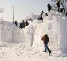 Cum se construiește o cetate de zăpadă