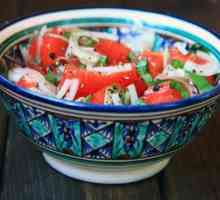 Cum să gătești salata uzbecă `Achik-Chuchuk`