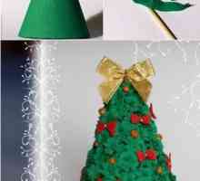 Cum se face un con de hârtie pentru un pom de Crăciun cu mâinile tale