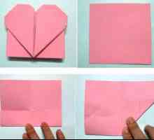 Cum să fold origami `Heart`: instrucțiuni pas cu pas