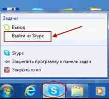 Cum să ieșiți din Skype: sfaturi