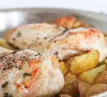 Cum să coaceți fileuri de pui cu cartofi în cuptor?