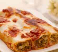 Cannelloni: rețetă cu carne și broccoli