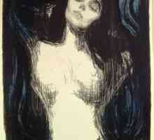 Pictura "Madonna" Munch. descriere
