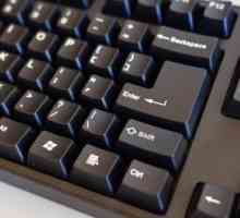 Cheia pentru a comuta registrele tastaturii. Numele cheii de tastatură