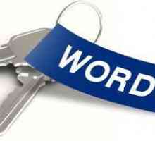 Cuvântul cheie este ... Selecția cuvintelor cheie. Statistici de cuvinte cheie