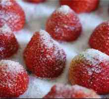 Căpșuni cu zahăr. Înghețați-vă singur sorbeta