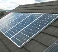 Un set de panouri solare pentru o reședință de vară. Instalarea panourilor solare
