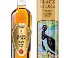 Cognac `Black Stork`: istoria creației, calitățile gustului și recenzii